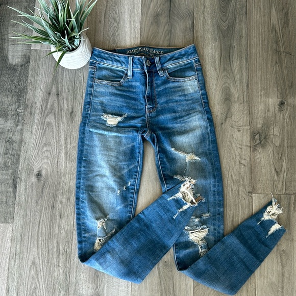 American Eagle High Rise Jegging - Picture 1 of 8